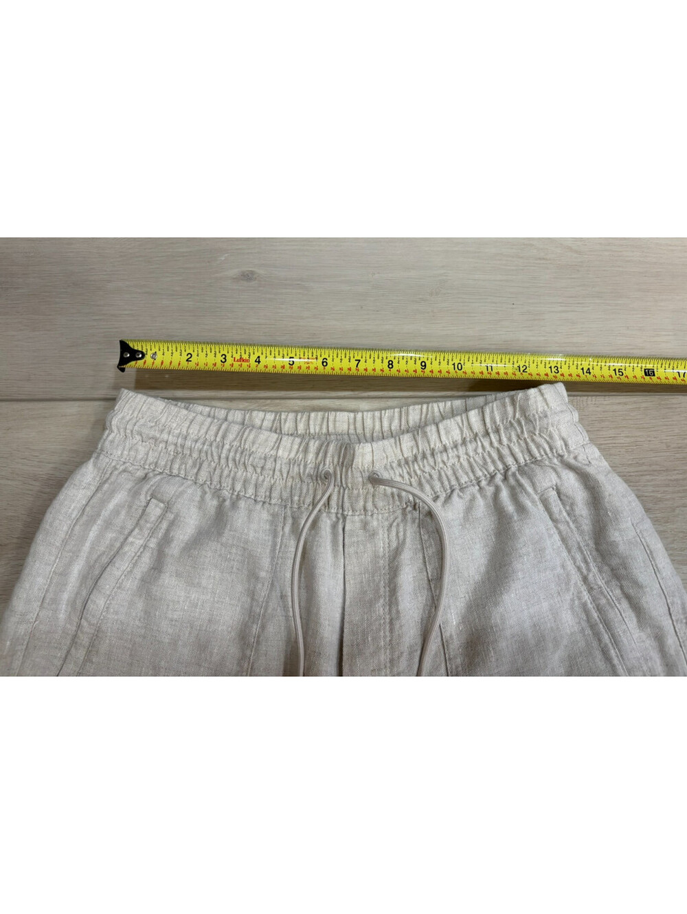 Athleta Women’s Small/Tall Retreat 100% Linen High Rise Wide Leg Pants EUC - Picture 6 of 9